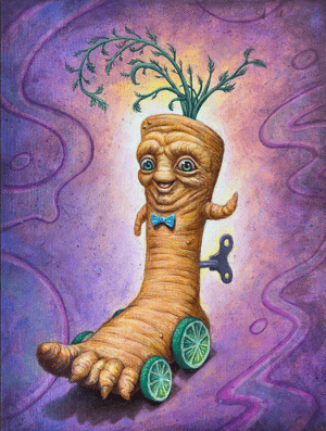 Image of Original Painting - Carrot Foot