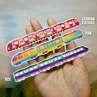 Image 3 of Pride Trains Stickers
