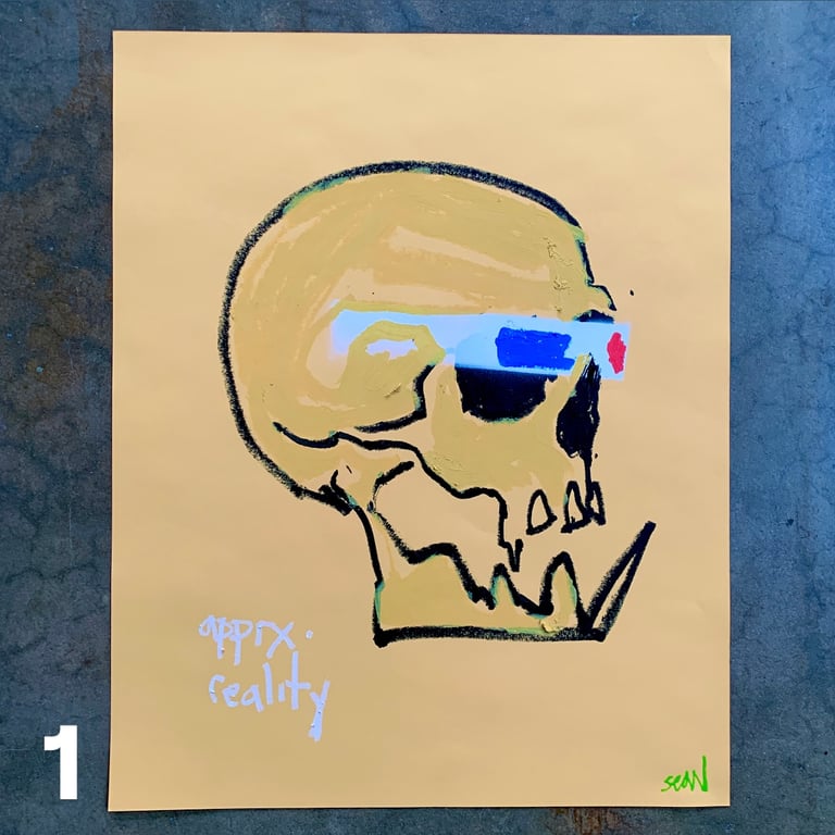 apprx. reality 16x20 original painting 4versions Image 2