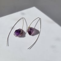 Image 2 of Amethyst Earrings | Sterling Silver