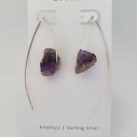 Image 4 of Amethyst Earrings | Sterling Silver