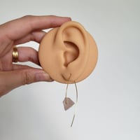 Image 5 of Rose Quartz Earrings | Gold Filled
