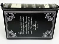 Image 2 of Jane Eyre Book Purse, black, Charlotte Bronte