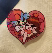 Image 3 of Friday Night Funkin' Acrylic Pin and Stickers 