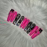 Image 1 of Black Pink Nailz 