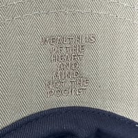 Image 2 of NEW Billionaire Boys Club OG Fitted Hat Indigo fits 7 1/2- 7 3/4