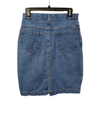 Image 2 of Gloria Vanderbilt Denim Pencil Skirt