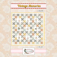 Image 1 of VINTAGE MEMORIES Quilt Kit 68" x 68" featuring FORGOTTEN MEMORIES 