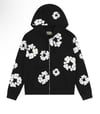 Denim Tears Wreath Zip Up Hoodie Blk sz S,M,L,XL,XXL