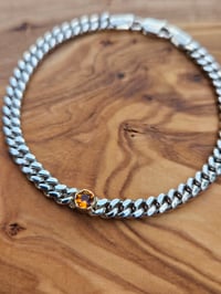 Image 3 of Citrine Cuban Bracelet 