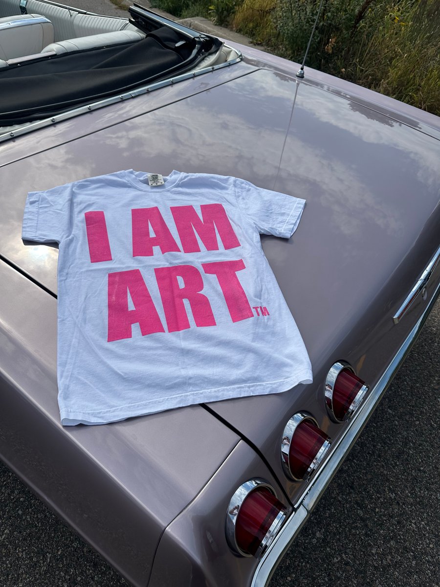 Image of Pink "I AM ART" Tees