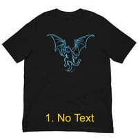 Image 3 of Dancing Batcat Black T-Shirt in 3 Styles