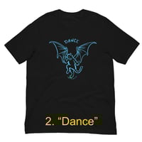 Image 4 of Dancing Batcat Black T-Shirt in 3 Styles