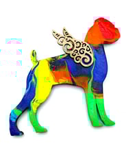 Boxer Rainbow Angel Ornament NO.6