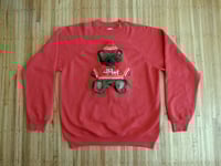 Image 2 of Custom "Teddy Bear" 49ers Crewneck Sweatshirt sz XL
