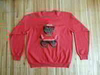 Image 3 of Custom "Teddy Bear" 49ers Crewneck Sweatshirt sz XL
