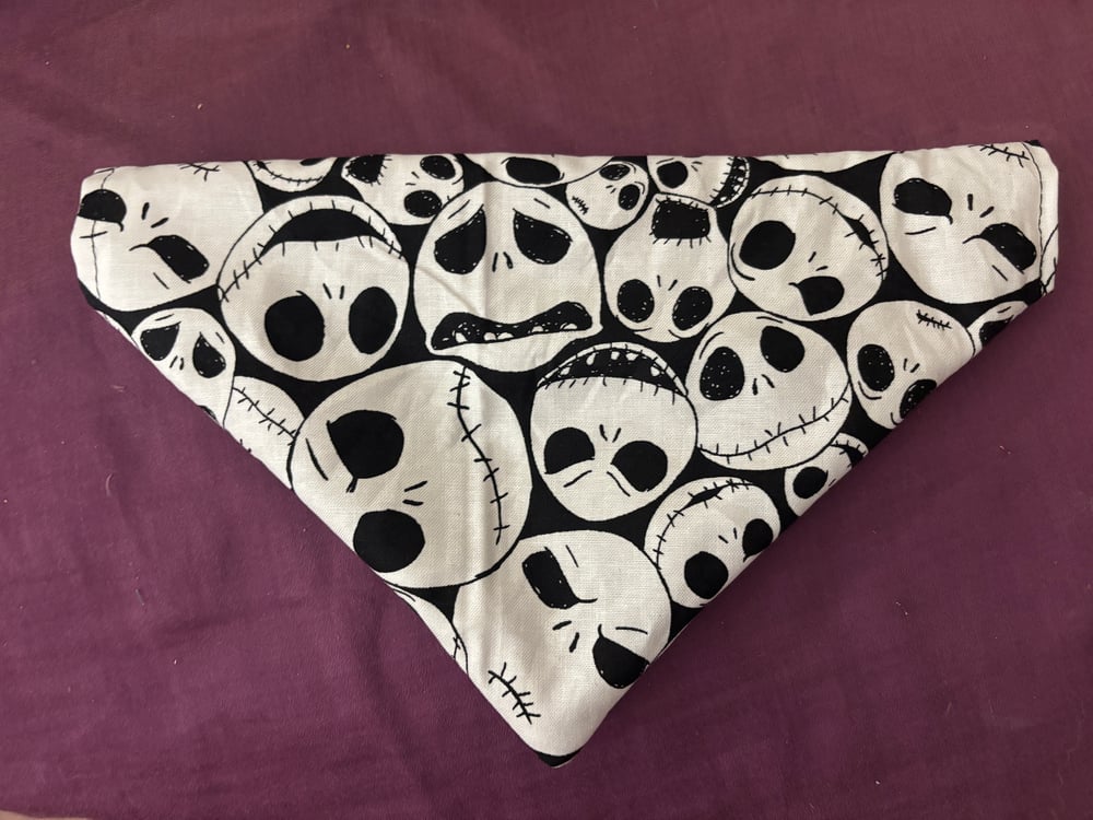 Image of Skeleton Pet Collar Bandana