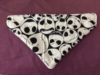 Image 1 of Skeleton Pet Collar Bandana