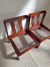 Image 6 of //RESERVADA//  BUTACA DE MADERA DE LA MARCA GUILLEUMAS, AÑOS 60