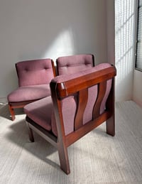 Image 2 of //RESERVADA//  BUTACA DE MADERA DE LA MARCA GUILLEUMAS, AÑOS 60