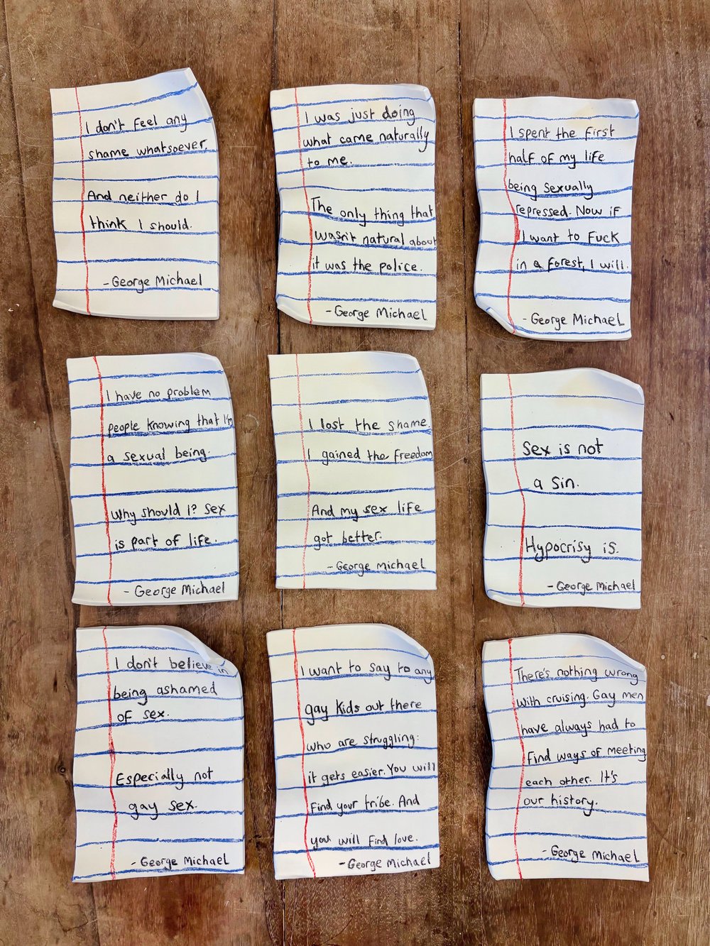 Image of George Michael ‘Cruising’ Porcelain note