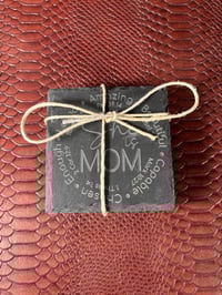 Image 3 of Engraved Slate Coasters - Inspirational Mom Affirmations - Set of 4