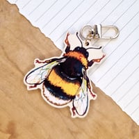 Image 1 of Bumblebee Keychain [two-sided]