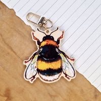 Image 2 of Bumblebee Keychain [two-sided]