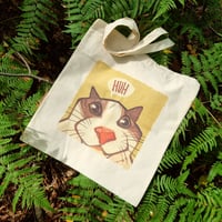Image 1 of HUH Cat Tote Bag