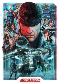 Metal Gear Solid (A3 Artist Proof – Pre-order)