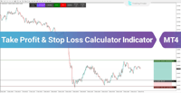 Image 1 of Take Profit & Stop Loss Calculator Indicator for MT4 Download [TFlab]