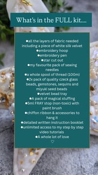 Image 2 of PRE-ORDER for The NEUTRAL Embellished Star Ornament Full kit & Tutorial 