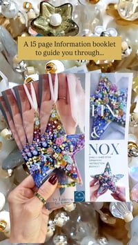 Image 4 of PRE-ORDER for The NEUTRAL Embellished Star Ornament Full kit & Tutorial 