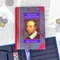 Image 1 of William Shakespeare Quotations Book Wallet