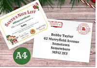 Image 4 of Santa Letter Set & 40g Personalised Chocolate