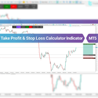 Image 1 of Take Profit & Stop Loss Calculator Indicator for MT5 [TFlab]