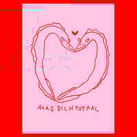 Postkarte "Mag dich Totaal"