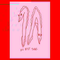 Postkarte "Du bist 1 Aal"