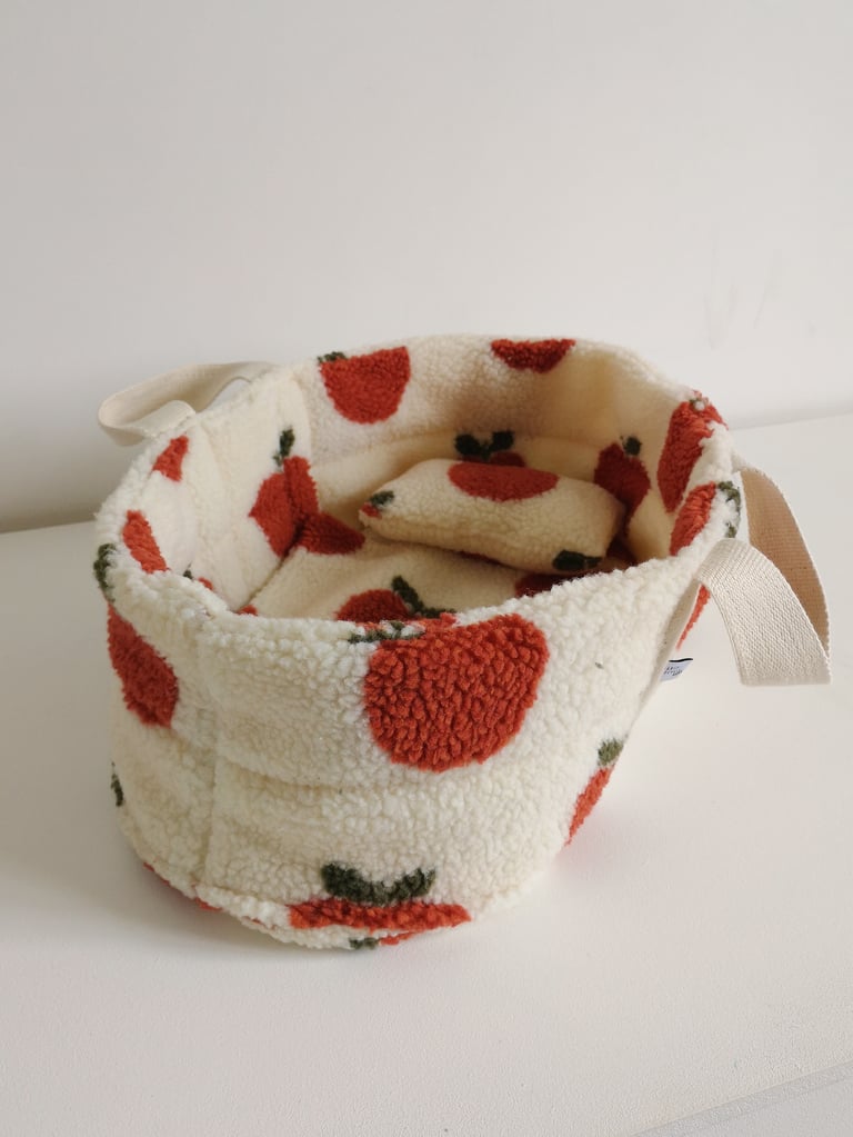 Couffin pommes + parure lit pommes Image 2