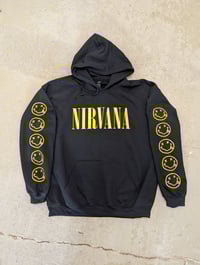 Image 1 of Nirvana "Smiley" One-off Hoodies and Sweaters