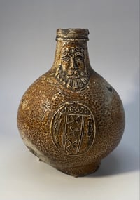 Image 2 of Seventeenth Century Bartmann Jug; Dated 1603.