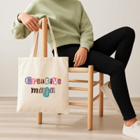 Image 2 of Creative Mojo Cotton Canvas Tote Bag