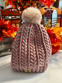 Image 1 of Wheat Stitch No Brim Beanie (Adult Medium) #2