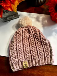Image 2 of Wheat Stitch No Brim Beanie (Adult Medium) #2