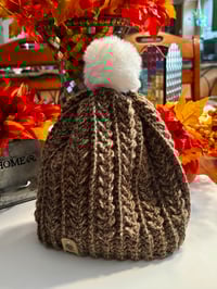 Image 1 of Wheat Stitch No Brim Beanie (Adult Medium) #3