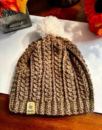 Image 2 of Wheat Stitch No Brim Beanie (Adult Medium) #3