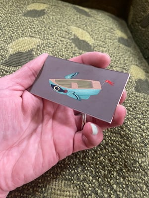 "A New Ark"" // Original Miniature Painting. ++FREE INTERNATIONAL SHIPPING++