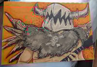The Mighty BalSac of GWAR original drawing