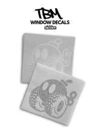Image 1 of TBM Window Decals (B&W)