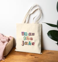 Image 3 of In-Joke Cotton Canvas Tote Bag